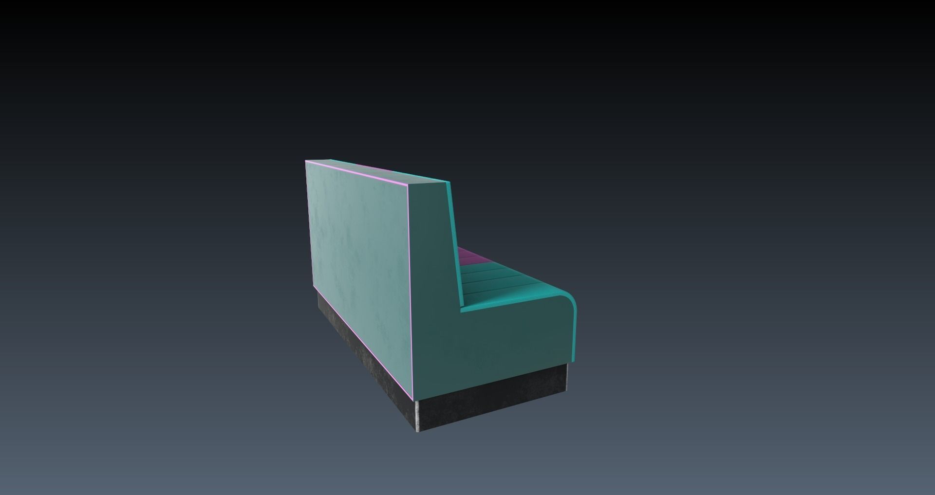 Low-Poly 80s Diner Pack Low-poly 3D model_3