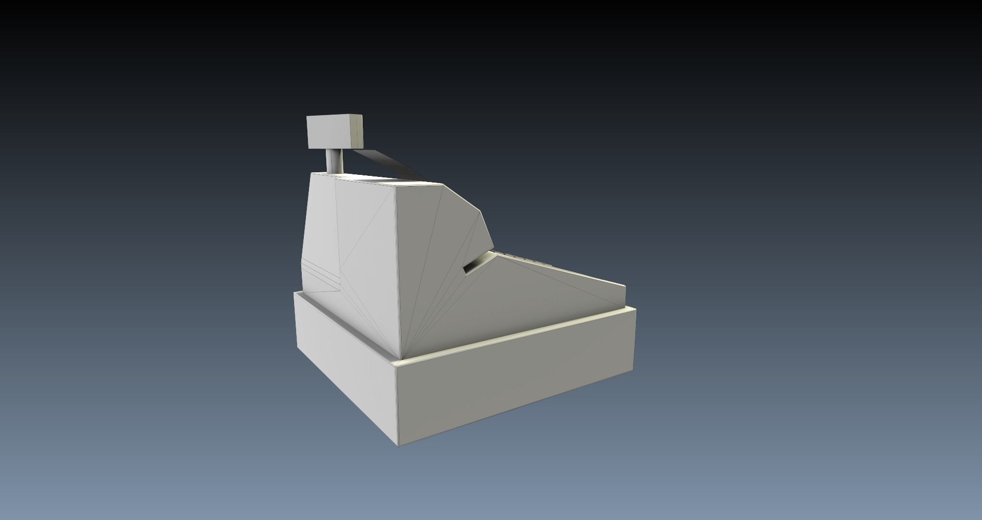 Low-Poly 80s Diner Pack Low-poly 3D model_11