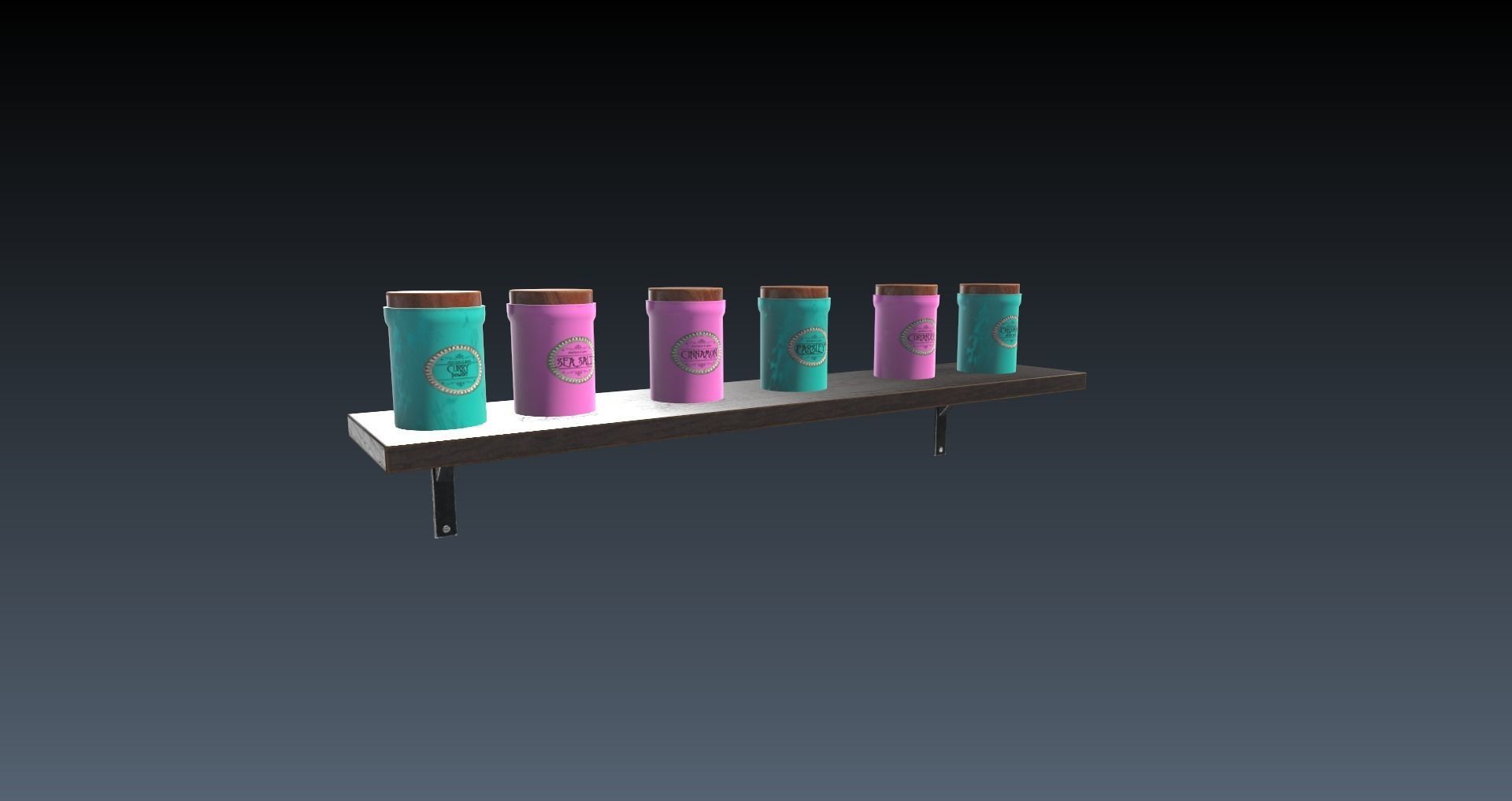 Low-Poly 80s Diner Pack Low-poly 3D model_40