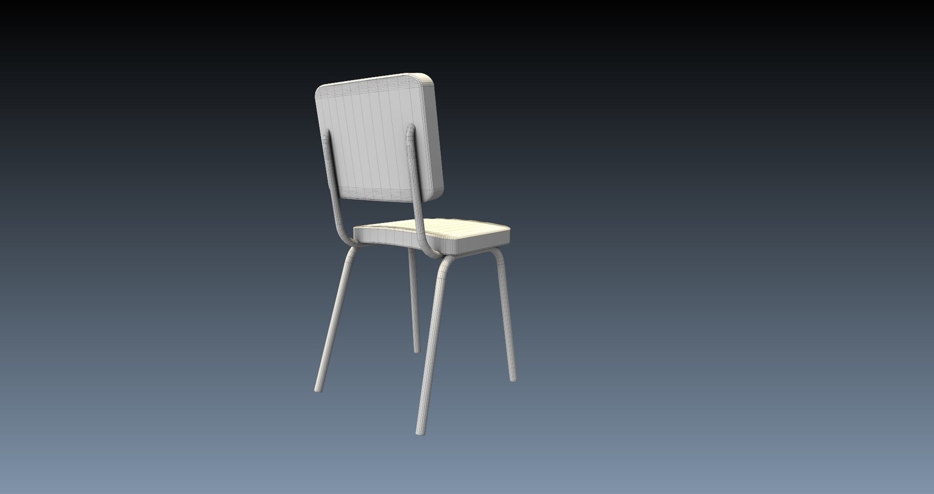 Low-Poly 80s Diner Pack Low-poly 3D model_17