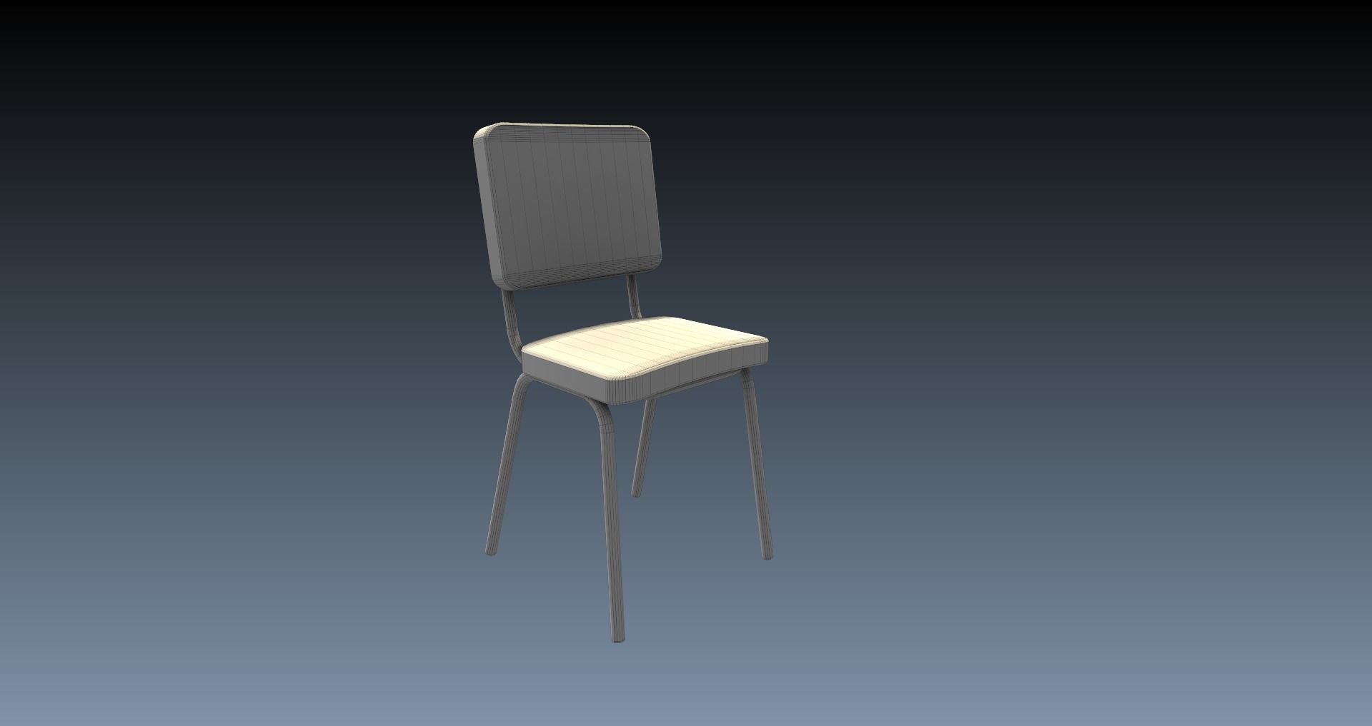 Low-Poly 80s Diner Pack Low-poly 3D model_16