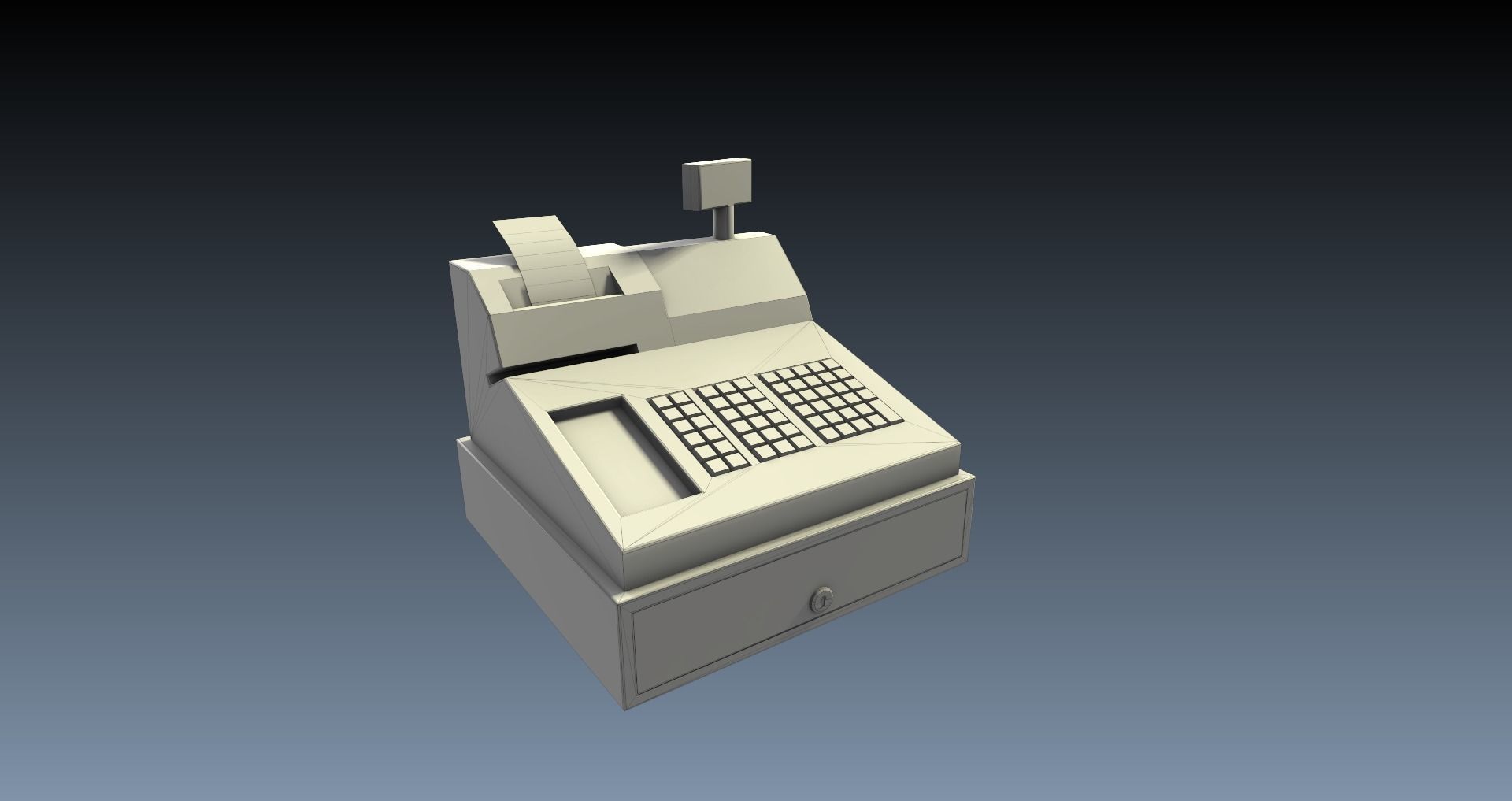 Low-Poly 80s Diner Pack Low-poly 3D model_10