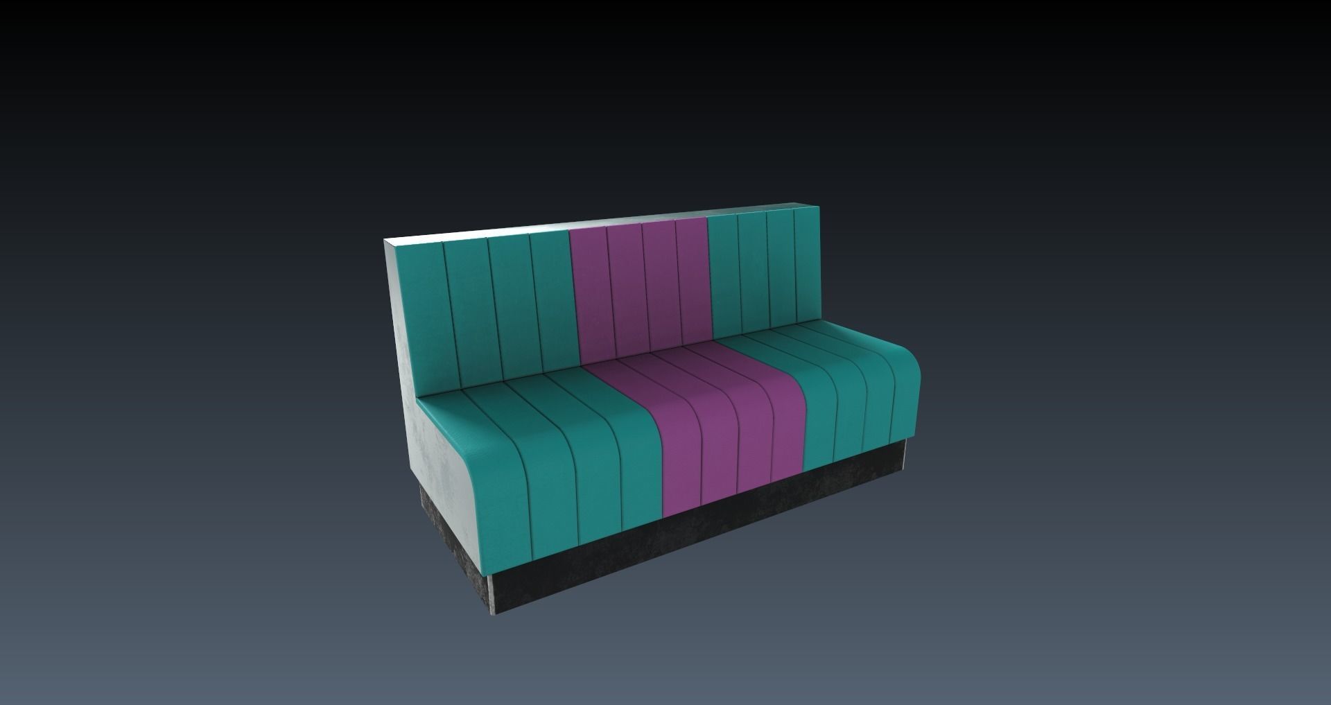 Low-Poly 80s Diner Pack Low-poly 3D model_2