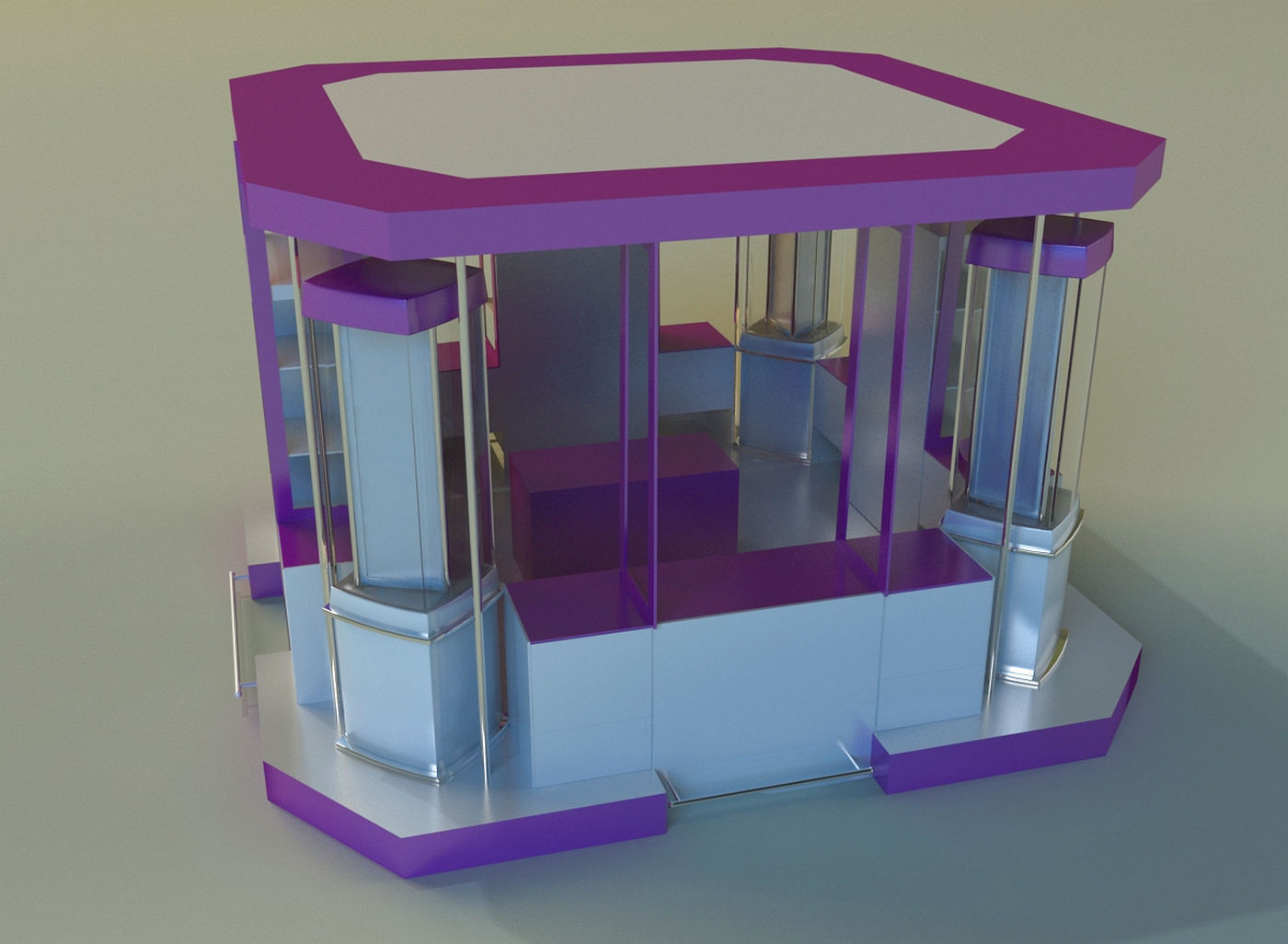 Trade pavilion 1 3D model_3