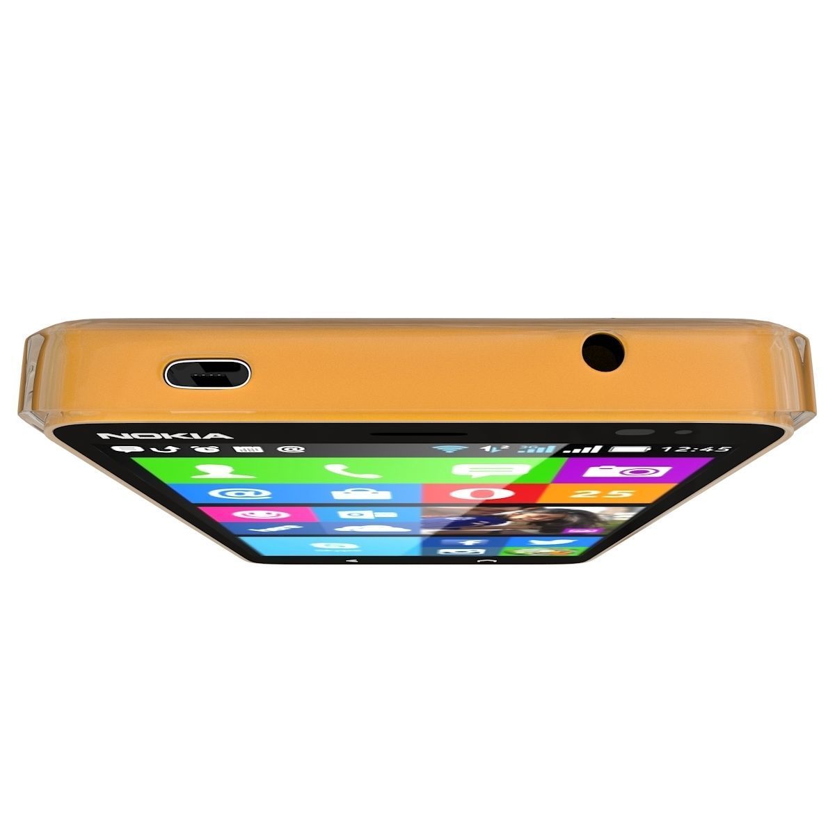 Nokia X2 Dual SIM orange 3D model_8