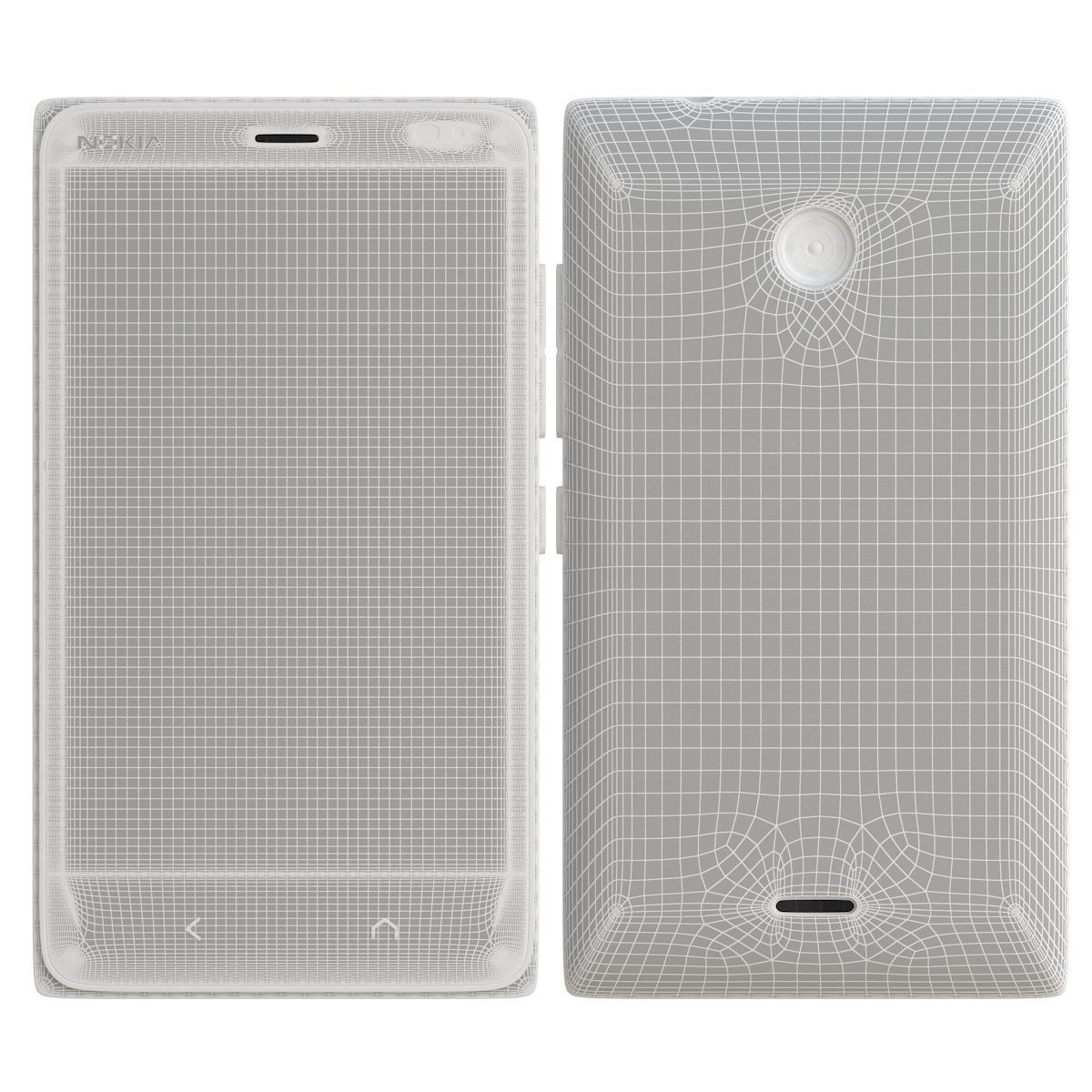 Nokia X2 Dual SIM orange 3D model_13