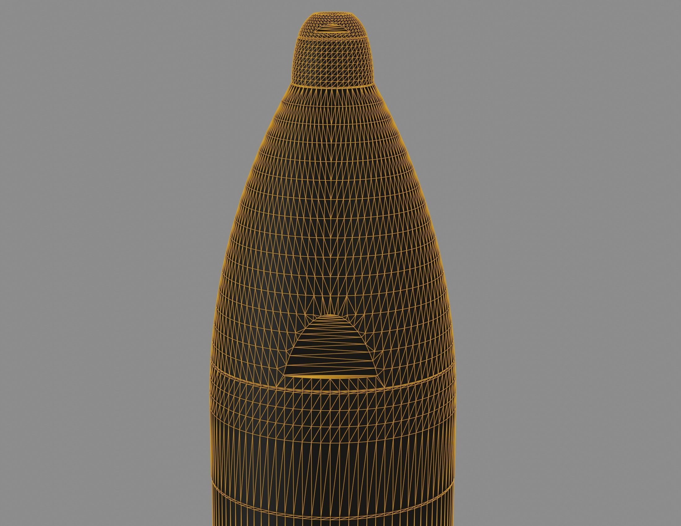 75mm Pak 40 Patronen --- 1-4 to 1-48 scale models --- 3D print model_44