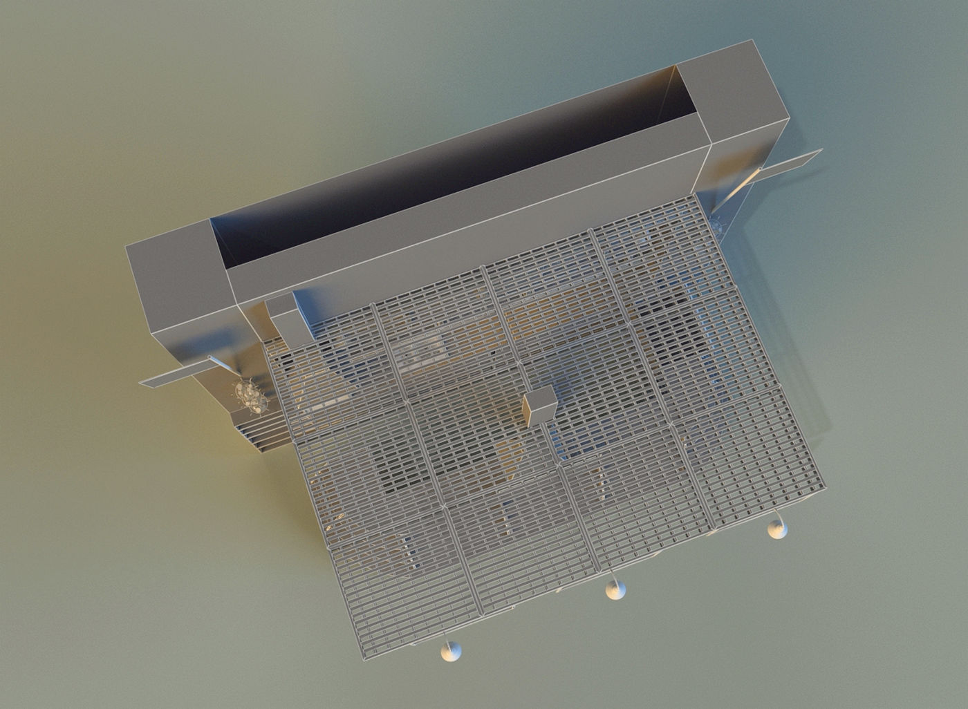 Trade pavilion 13 3D model_14