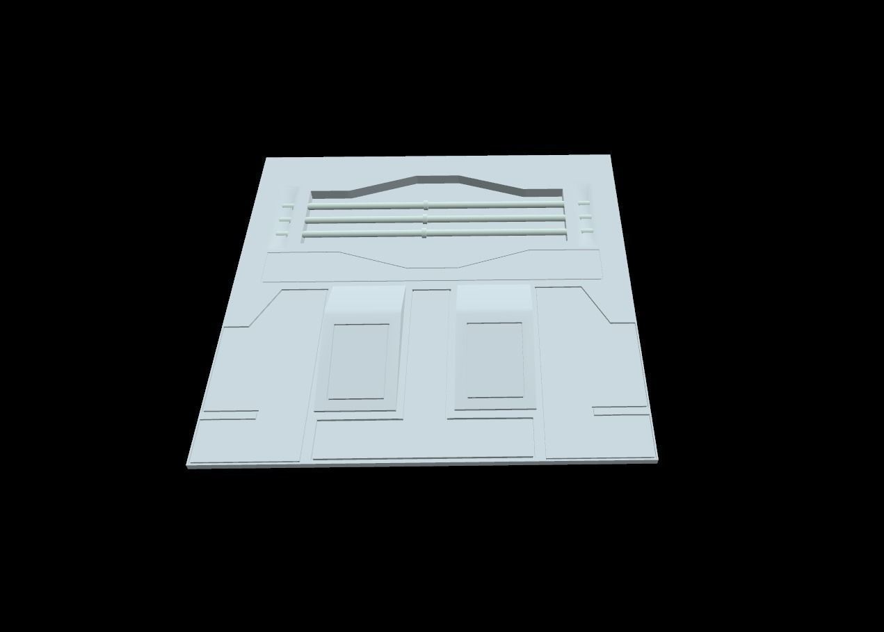 Sci-fi Panel Pack Low-poly 3D model_6