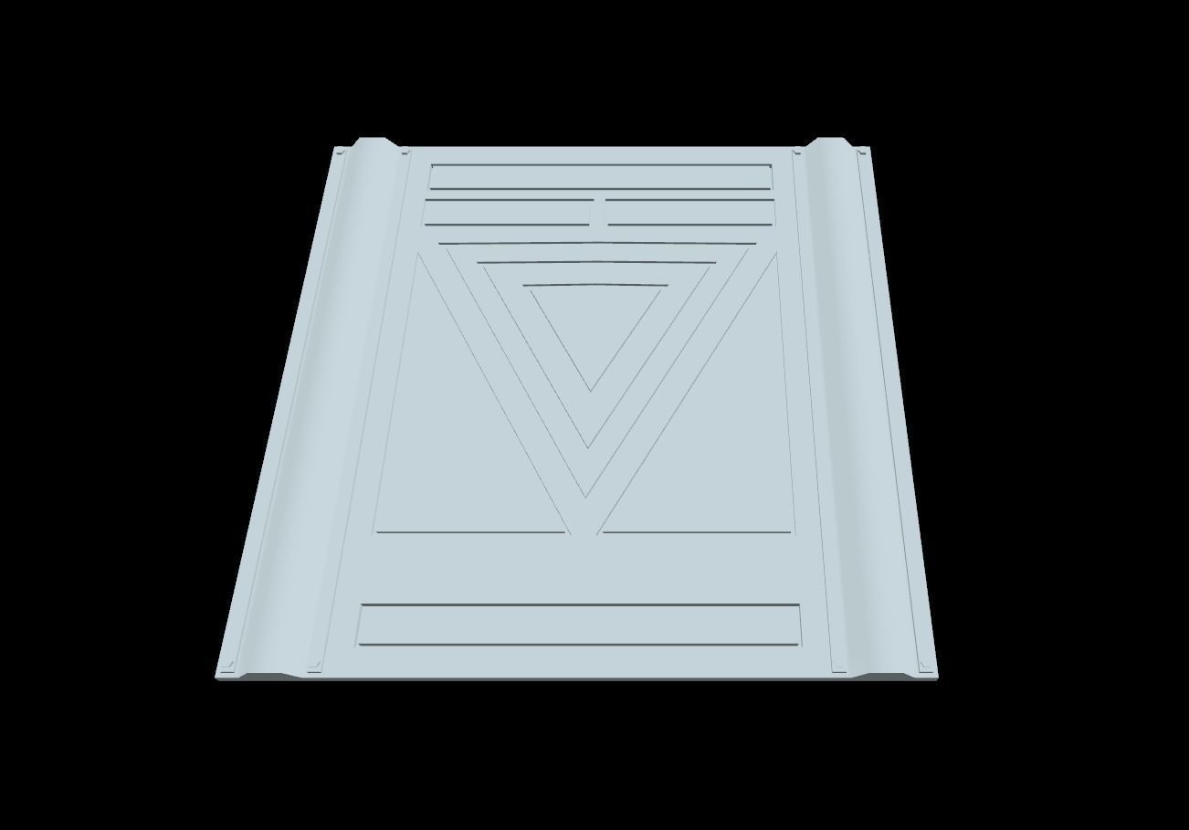 Sci-fi Panel Pack Low-poly 3D model_11