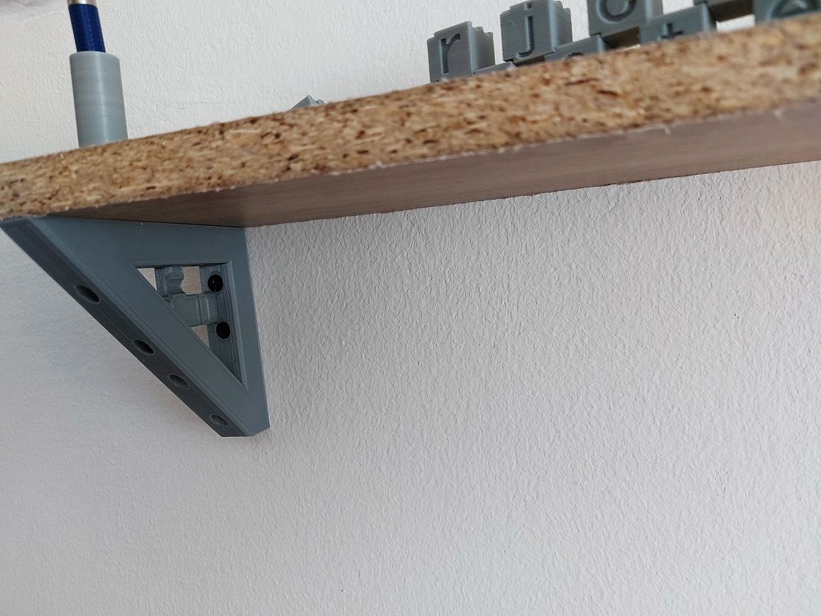 Shelf Bracket 3D print model_1