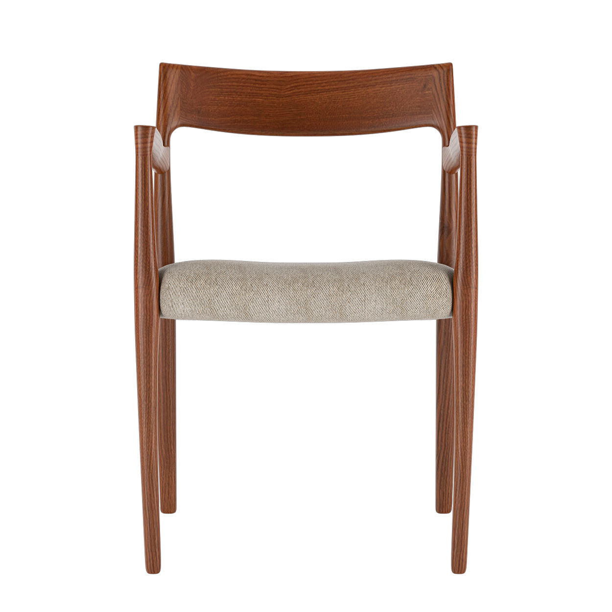 Moller Model 57 Armchair 3D model_3