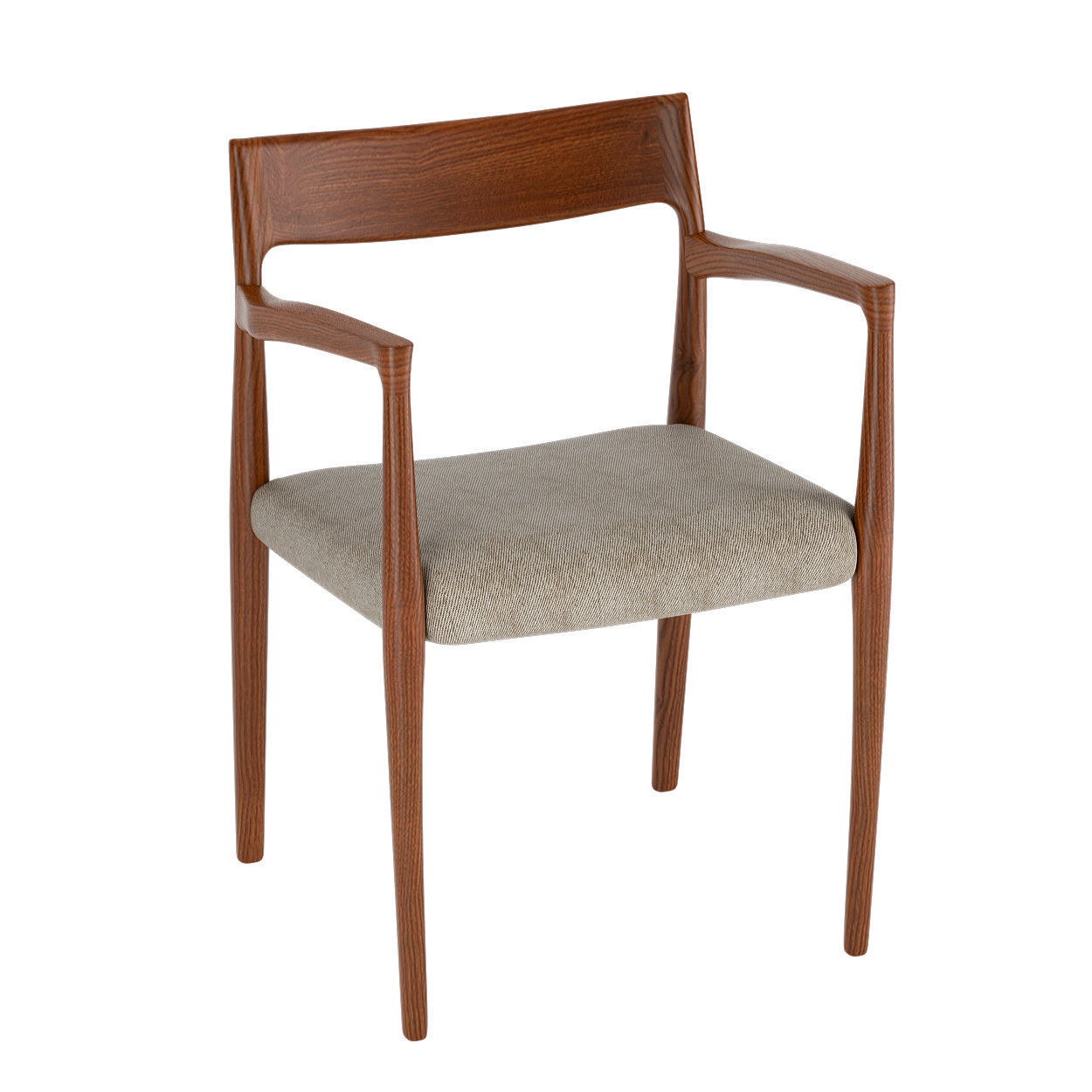 Moller Model 57 Armchair 3D model_6