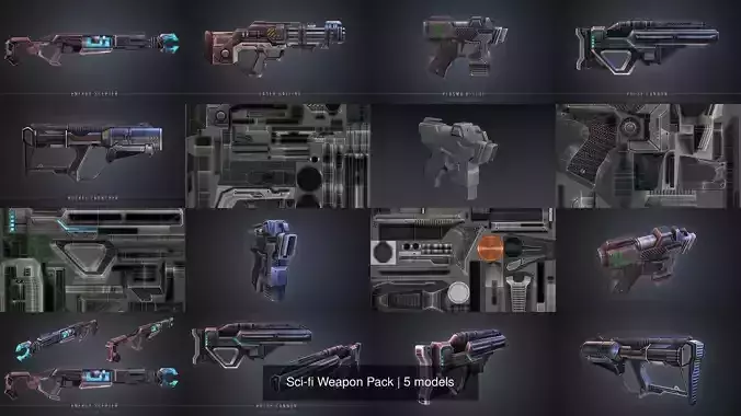Sci-fi Weapon Pack