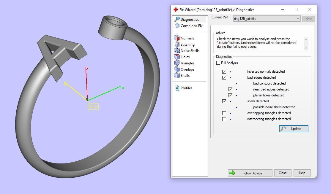 Ring 125  3D print model_11