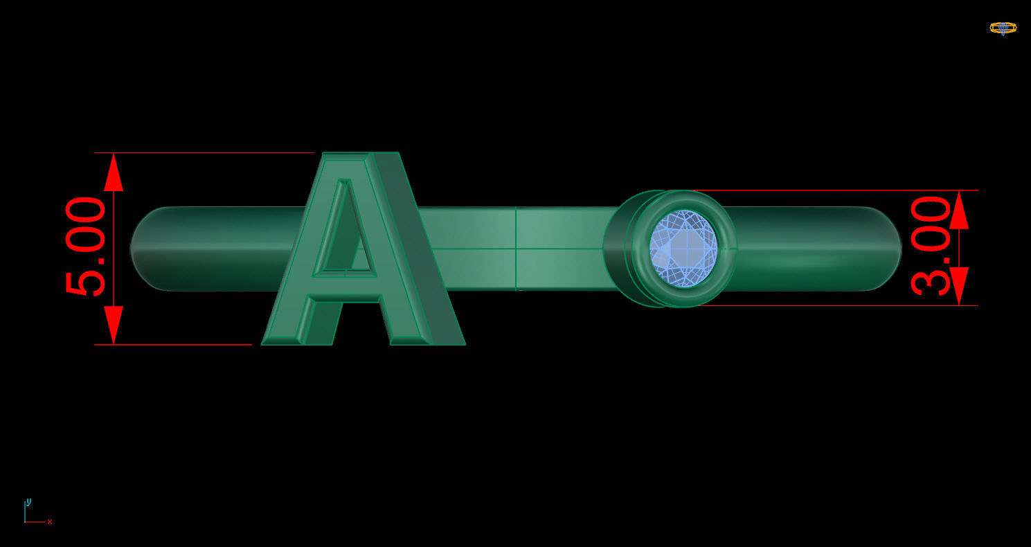 Ring 125  3D print model_9