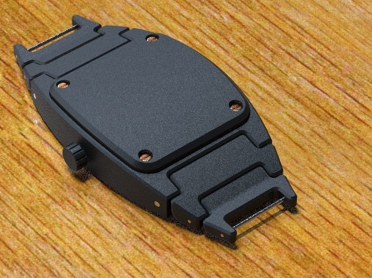 Crystal Sapphire Watch Case for ENLOONG Ladies Version 3D print model_1