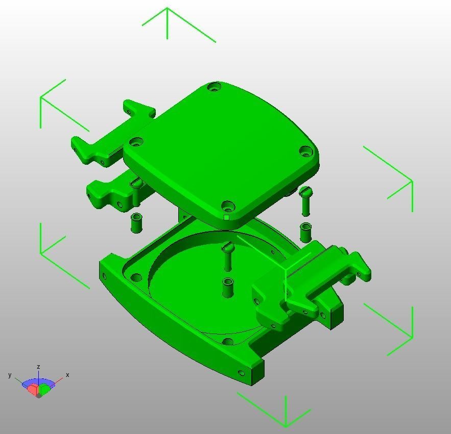 Crystal Sapphire Watch Case for ENLOONG Ladies Version 3D print model_30