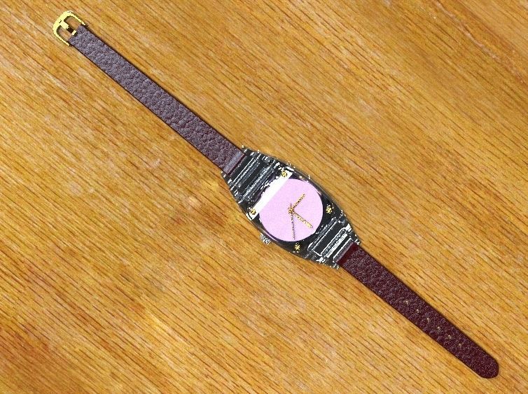 Crystal Sapphire Watch Case for ENLOONG Ladies Version 3D print model_35