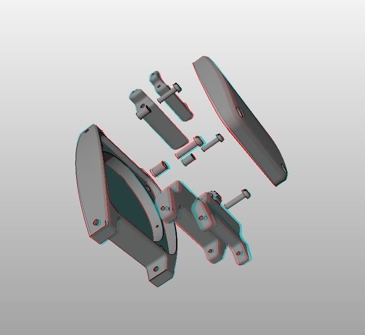 Crystal Sapphire Watch Case for ENLOONG Ladies Version 3D print model_29