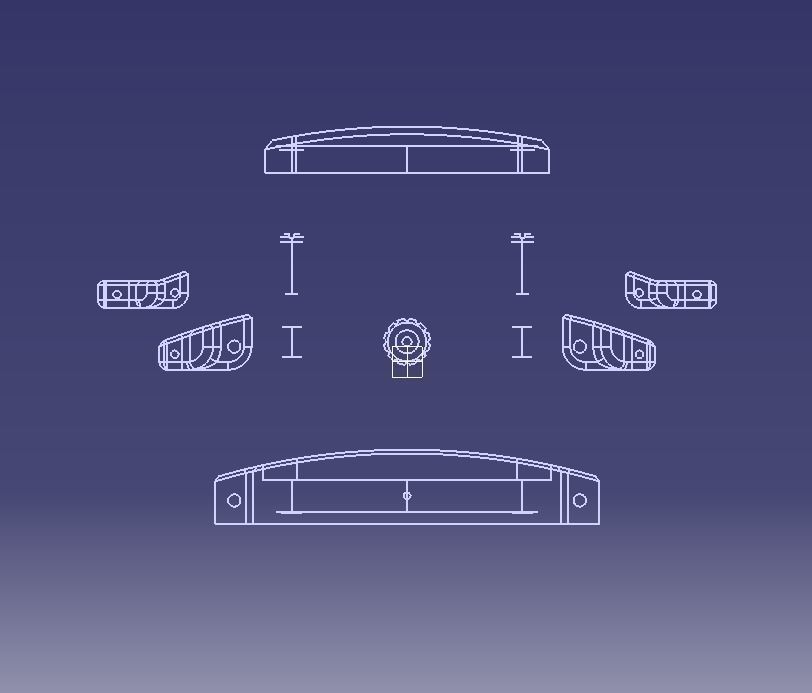 Crystal Sapphire Watch Case for ENLOONG Ladies Version 3D print model_24