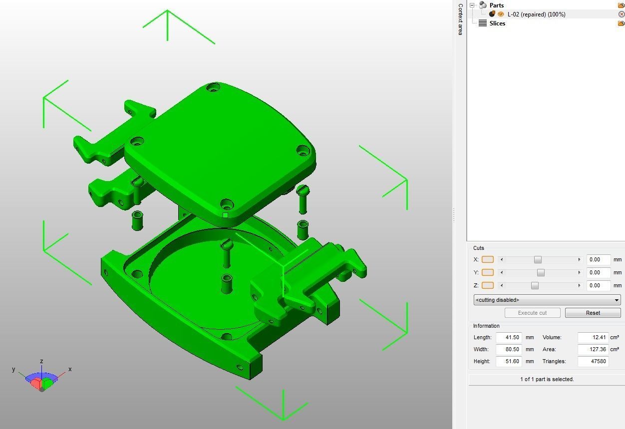 Crystal Sapphire Watch Case for ENLOONG Ladies Version 3D print model_31