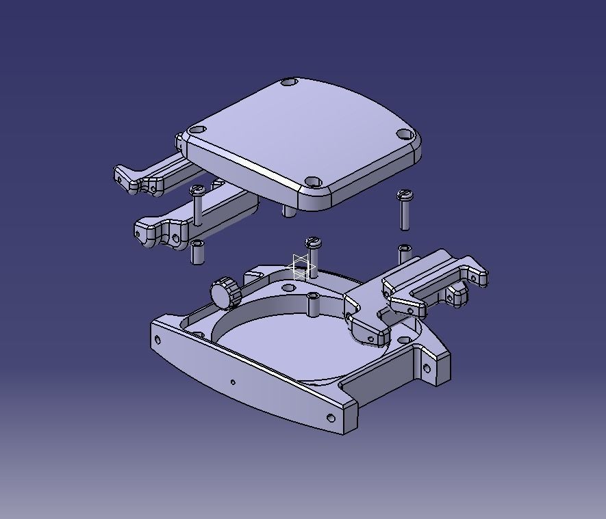 Crystal Sapphire Watch Case for ENLOONG Ladies Version 3D print model_23