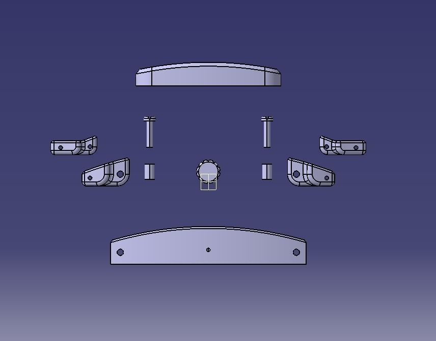 Crystal Sapphire Watch Case for ENLOONG Ladies Version 3D print model_28