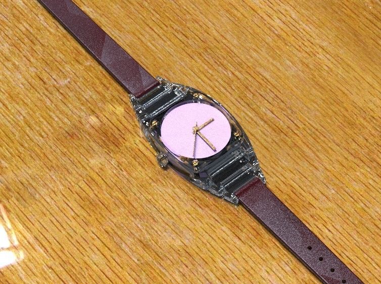 Crystal Sapphire Watch Case for ENLOONG Ladies Version 3D print model_32