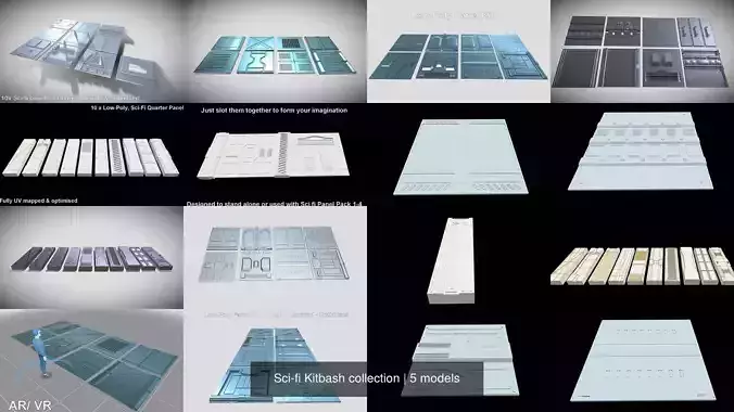 Sci-fi Kitbash collection 