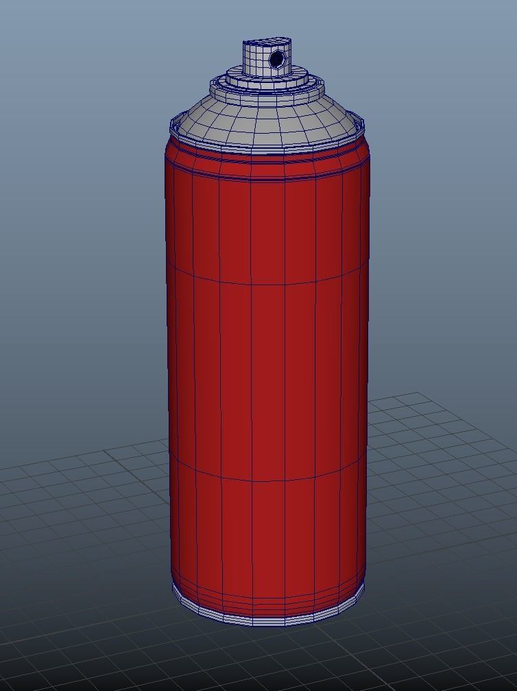 Spray Can 3D model_12