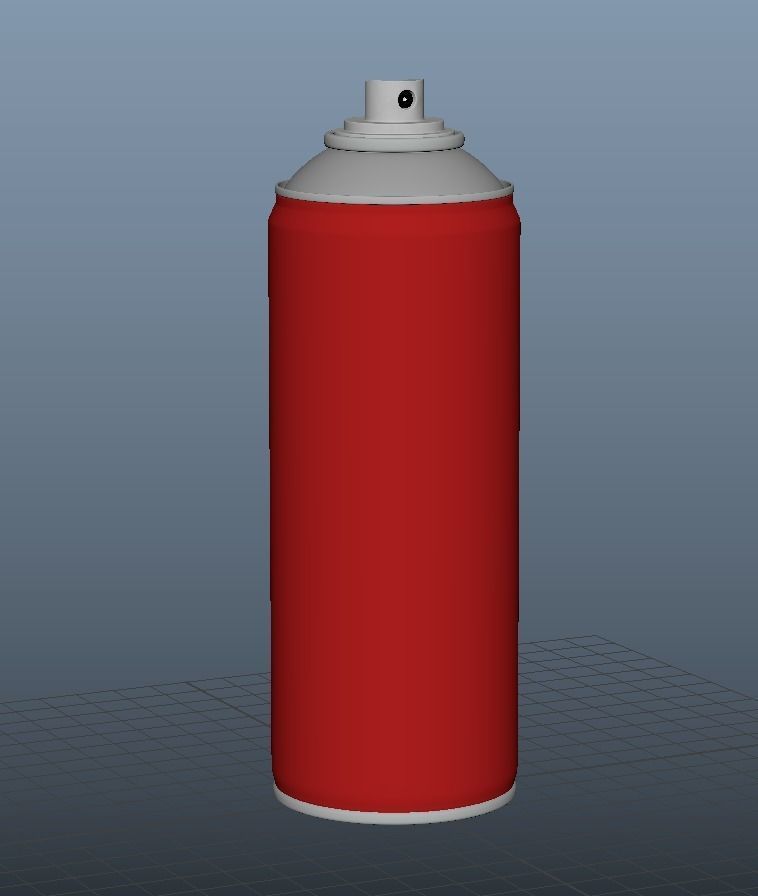 Spray Can 3D model_10