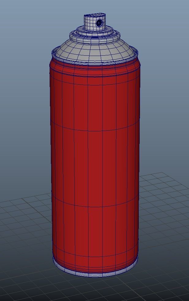 Spray Can 3D model_11