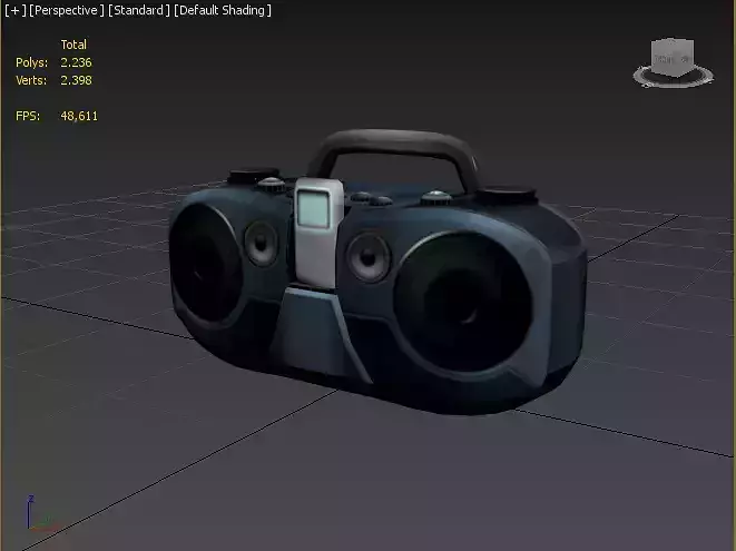 Radio wireless 3d model