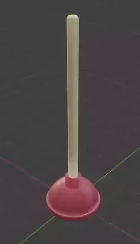 Plunger wooden stick