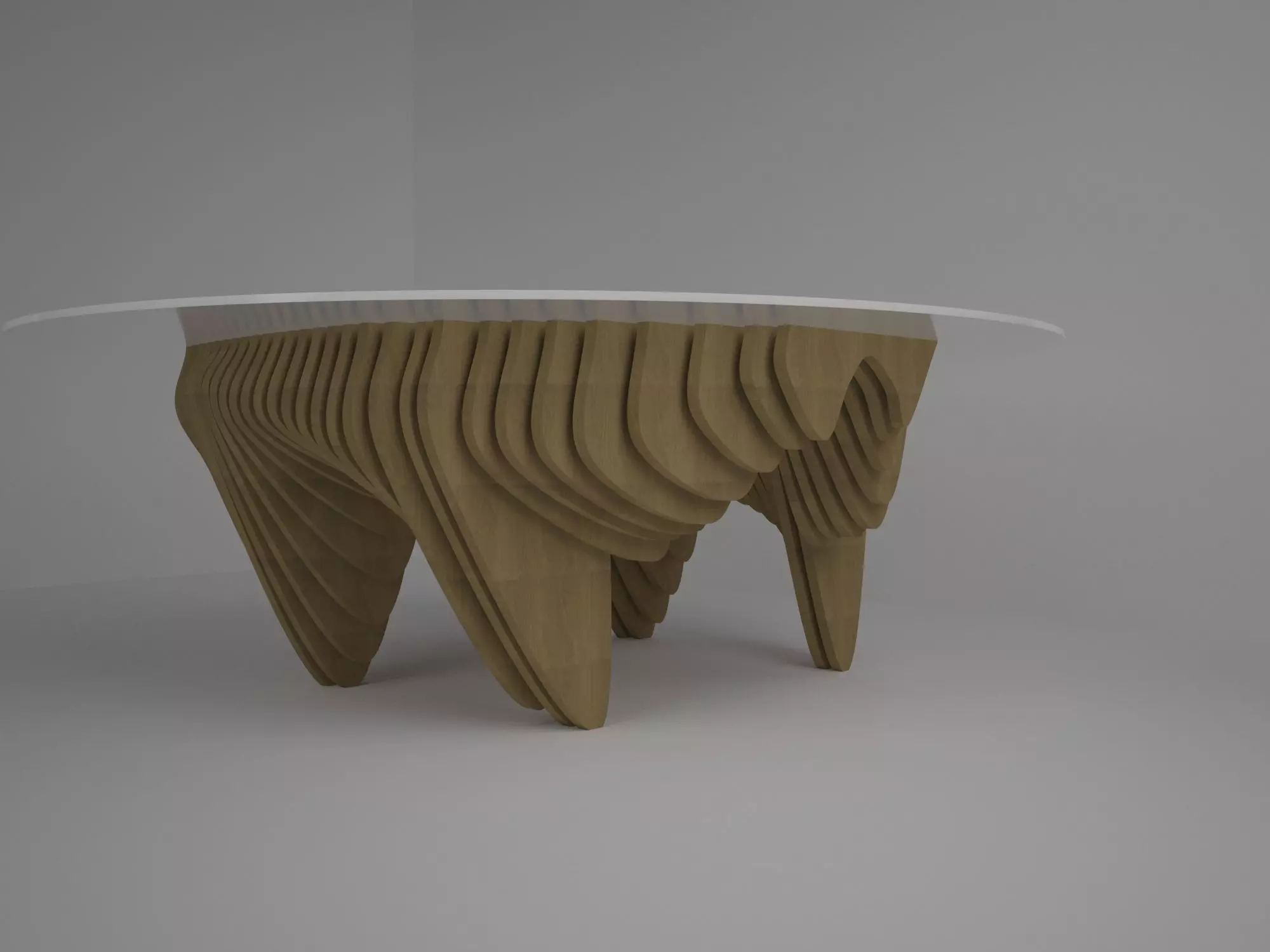 parametric design table Free 3D print model