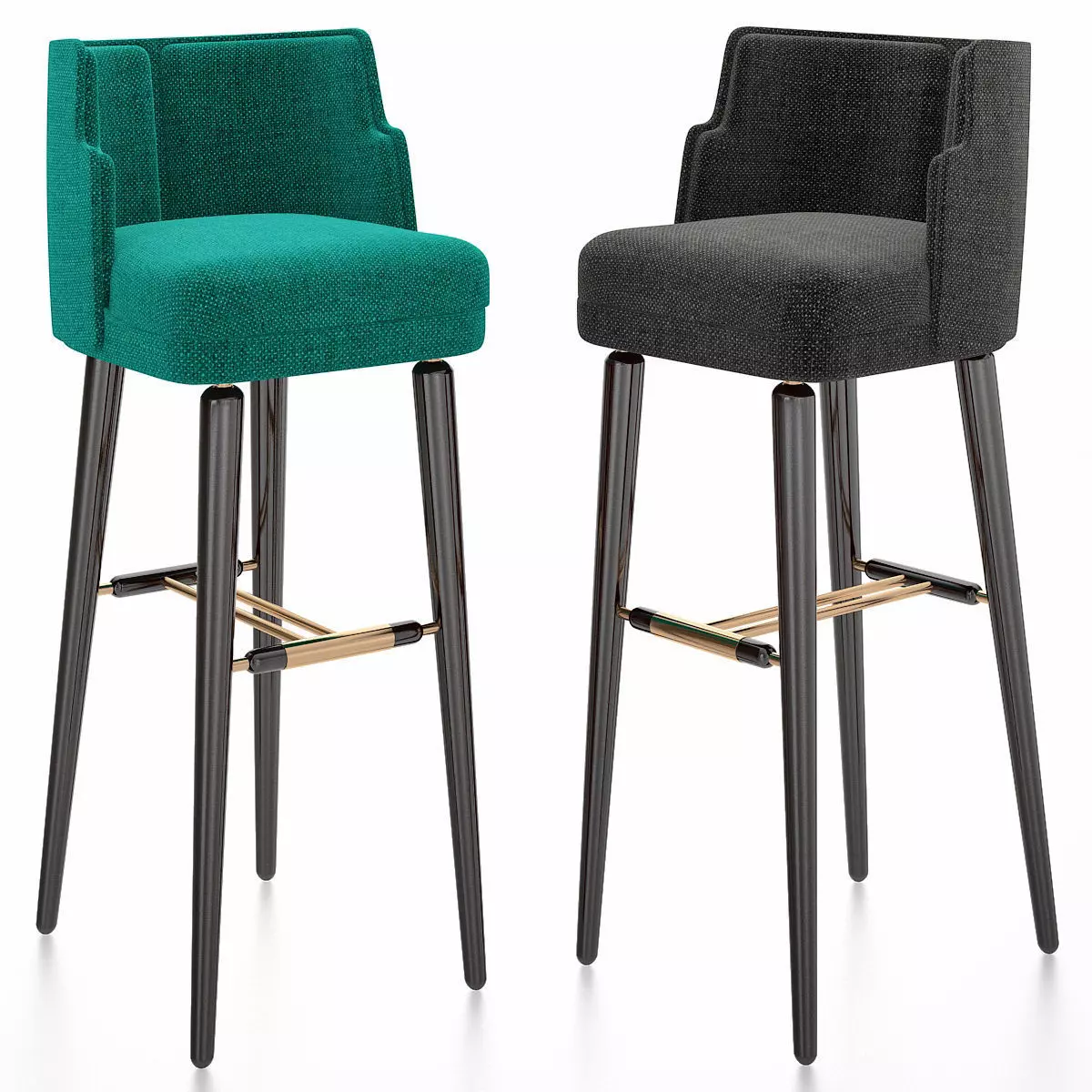 ERVIN BAR STOOL 3d model Low-poly 3D model