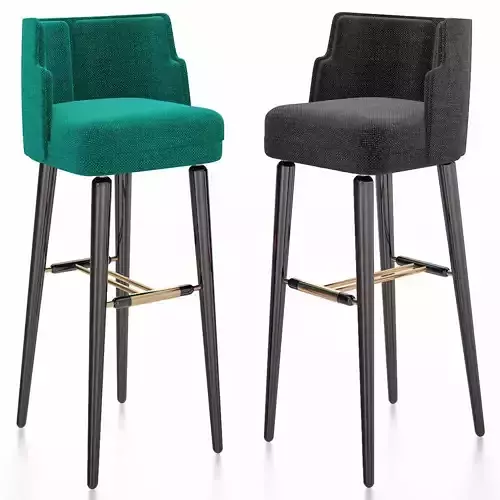 ERVIN BAR STOOL 3d model Low-poly 3D model