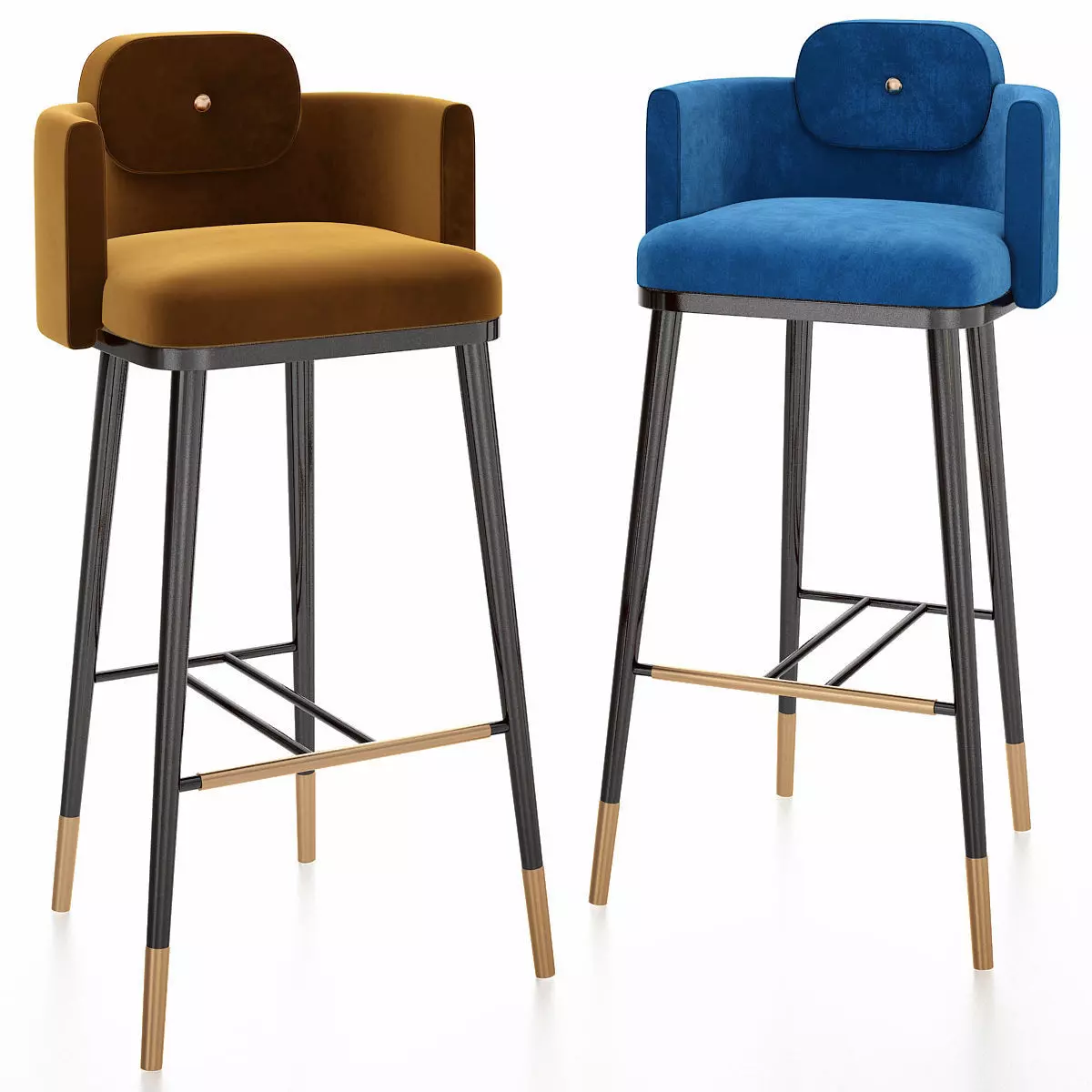 ASHBY BAR STOOL 3d model Low-poly 3D model