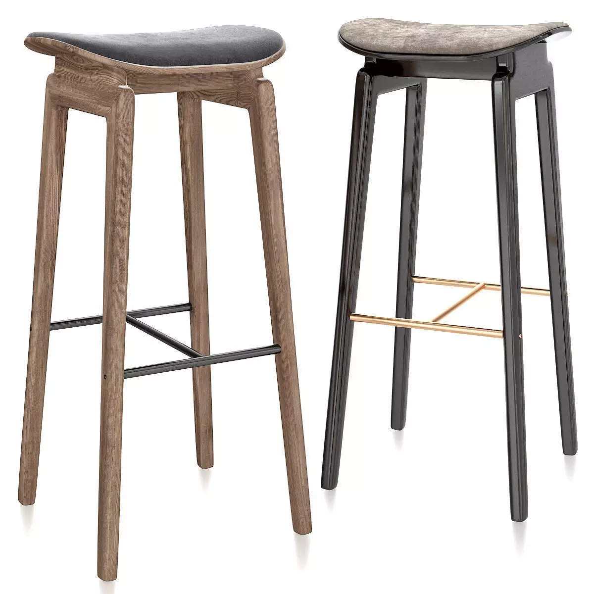 NY11 BAR STOOL 3d model Low-poly 3D model_0