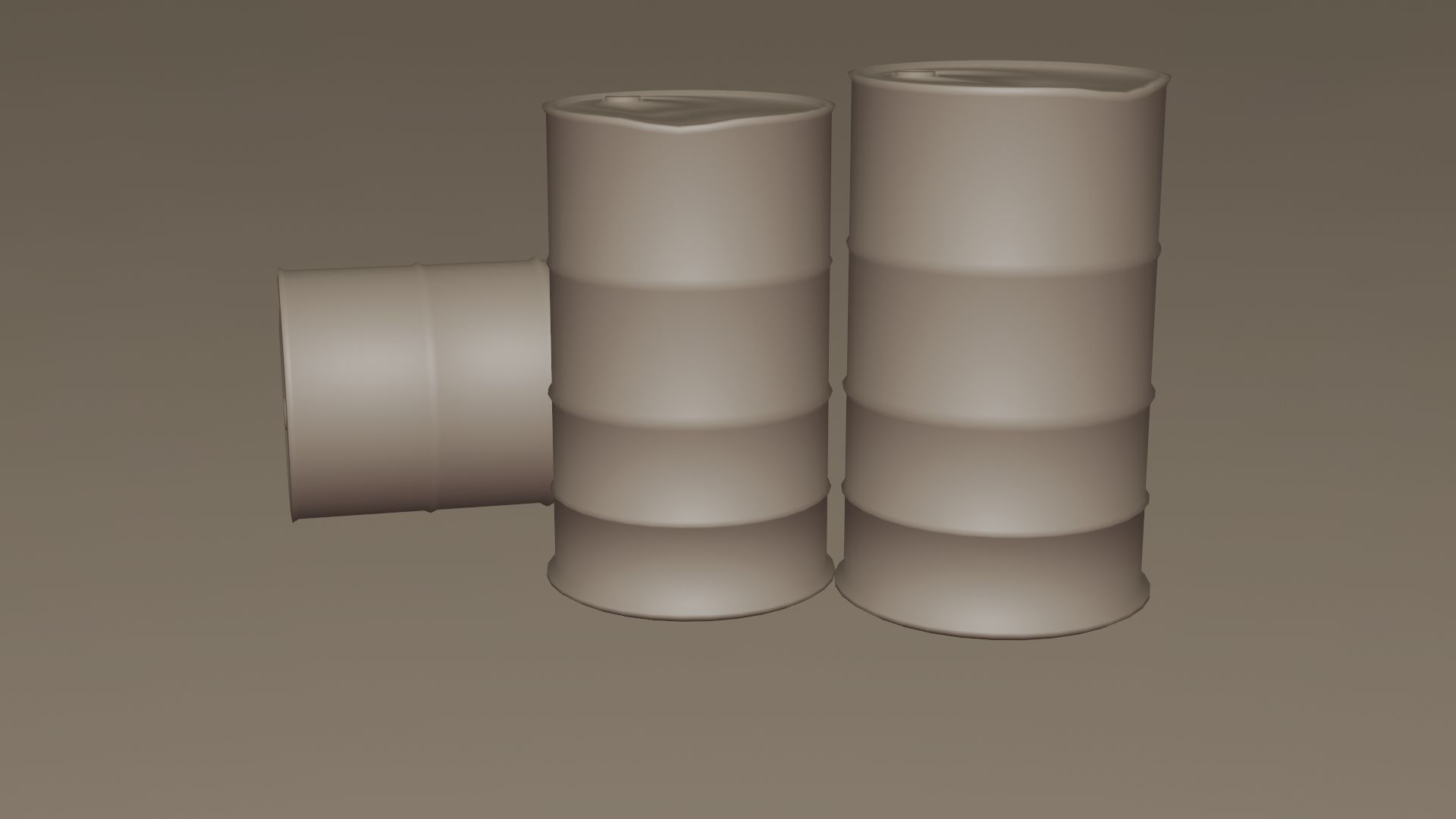 Oil Barrel Low-poly 3D model Low-poly 3D model_10