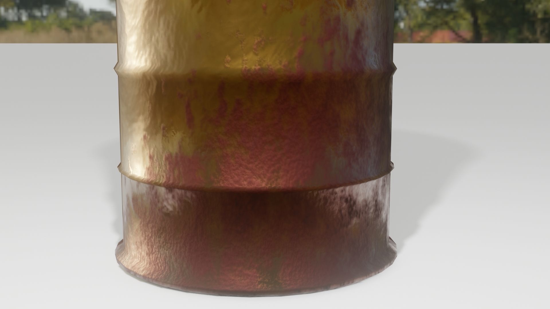Oil Barrel Low-poly 3D model Low-poly 3D model_6