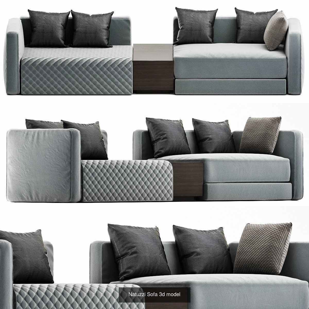Sofas 3d models collection 10 pieces _4