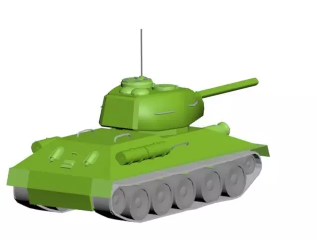 Tank T34 3D model