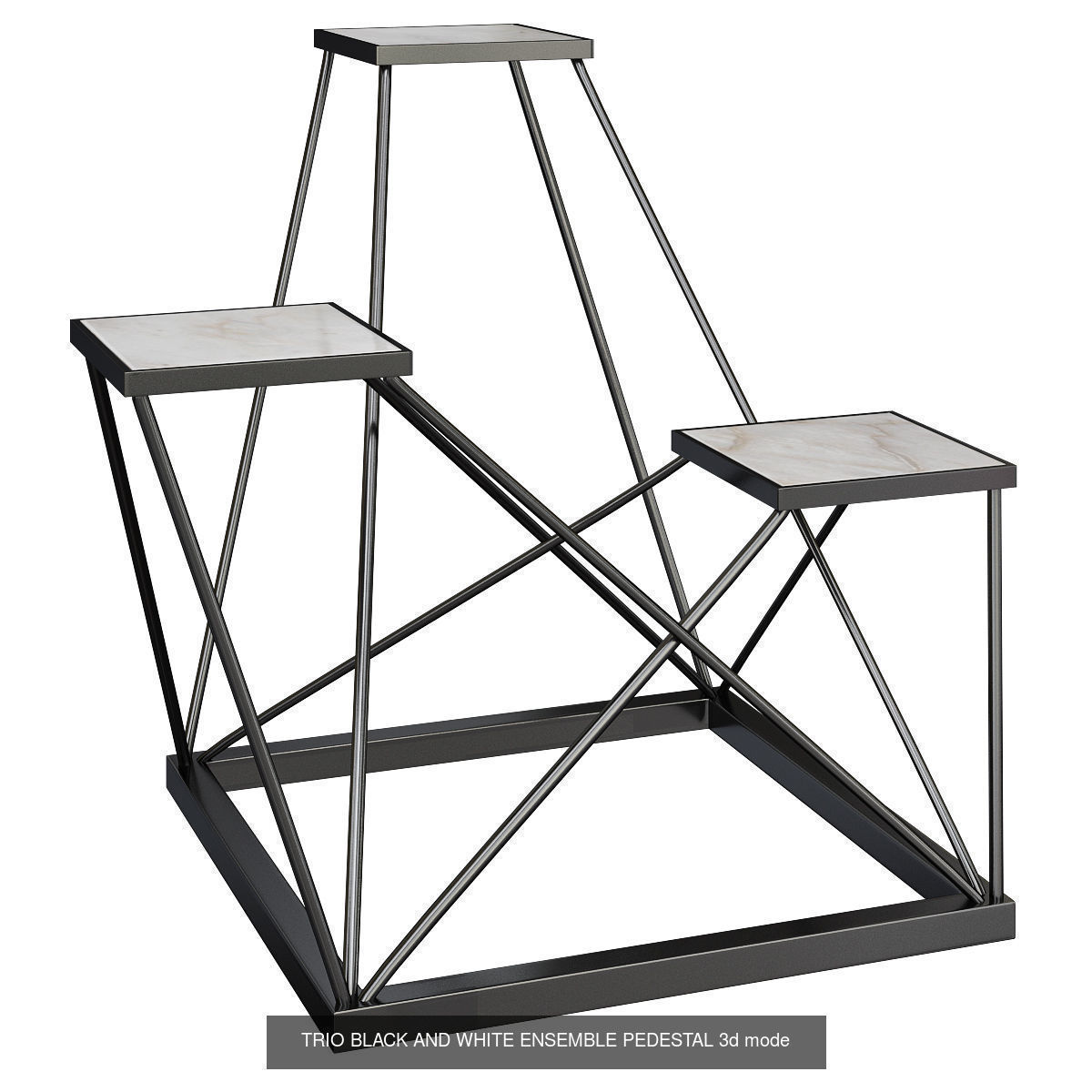 Cofee table and side table  3d models collection 10 pieces _7