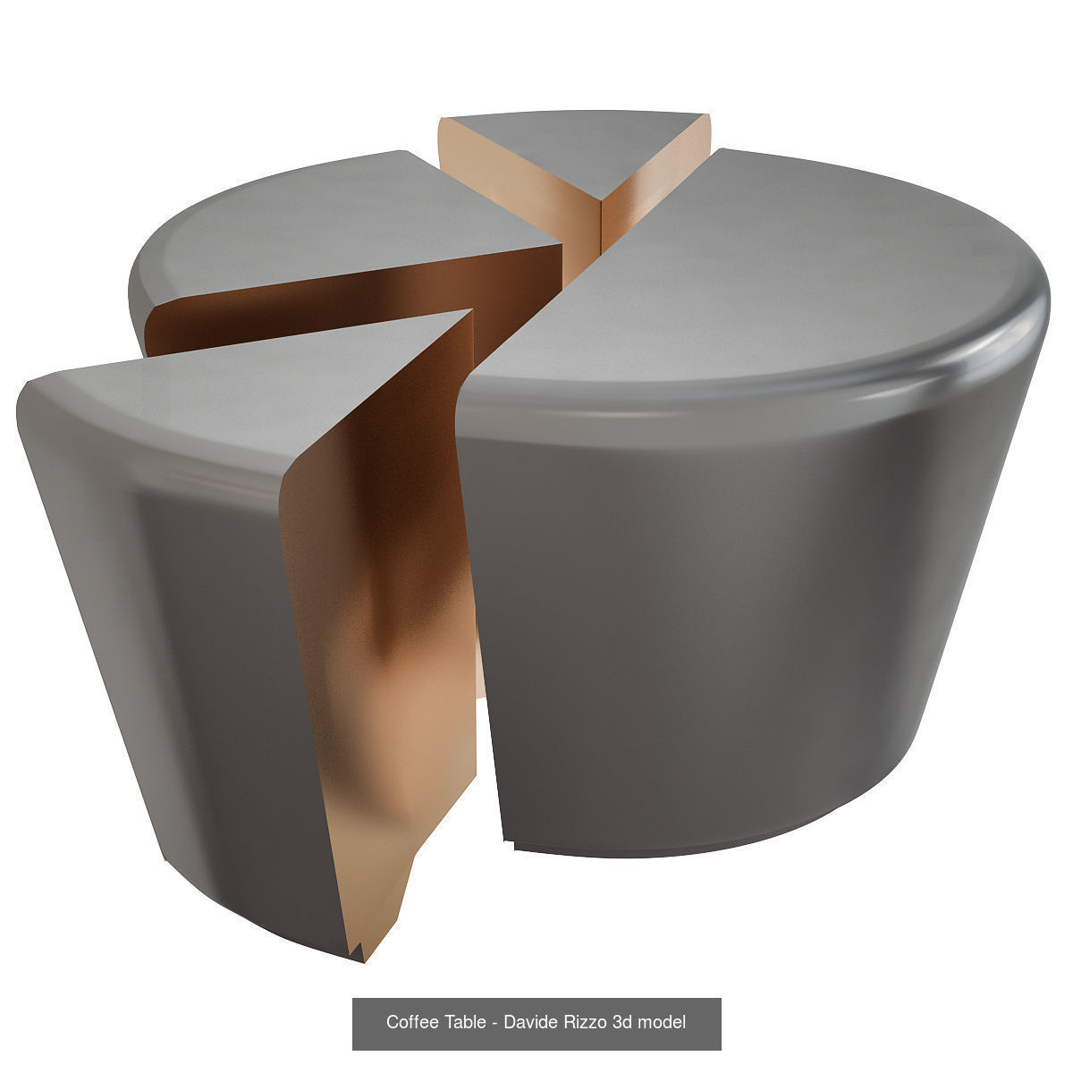 Cofee table and side table  3d models collection 10 pieces _8