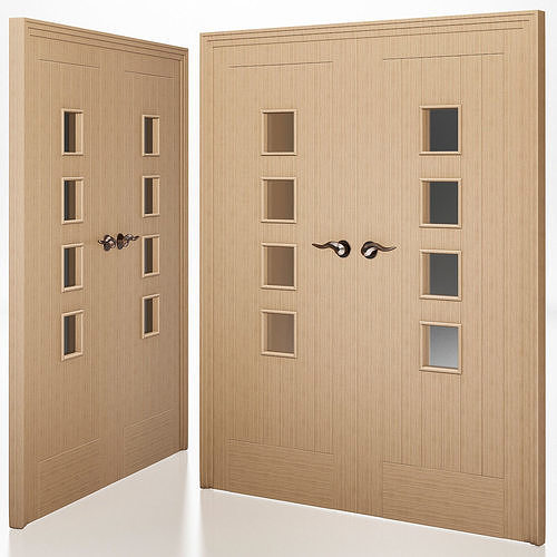Interior Doors 3d model Low-poly 3D model