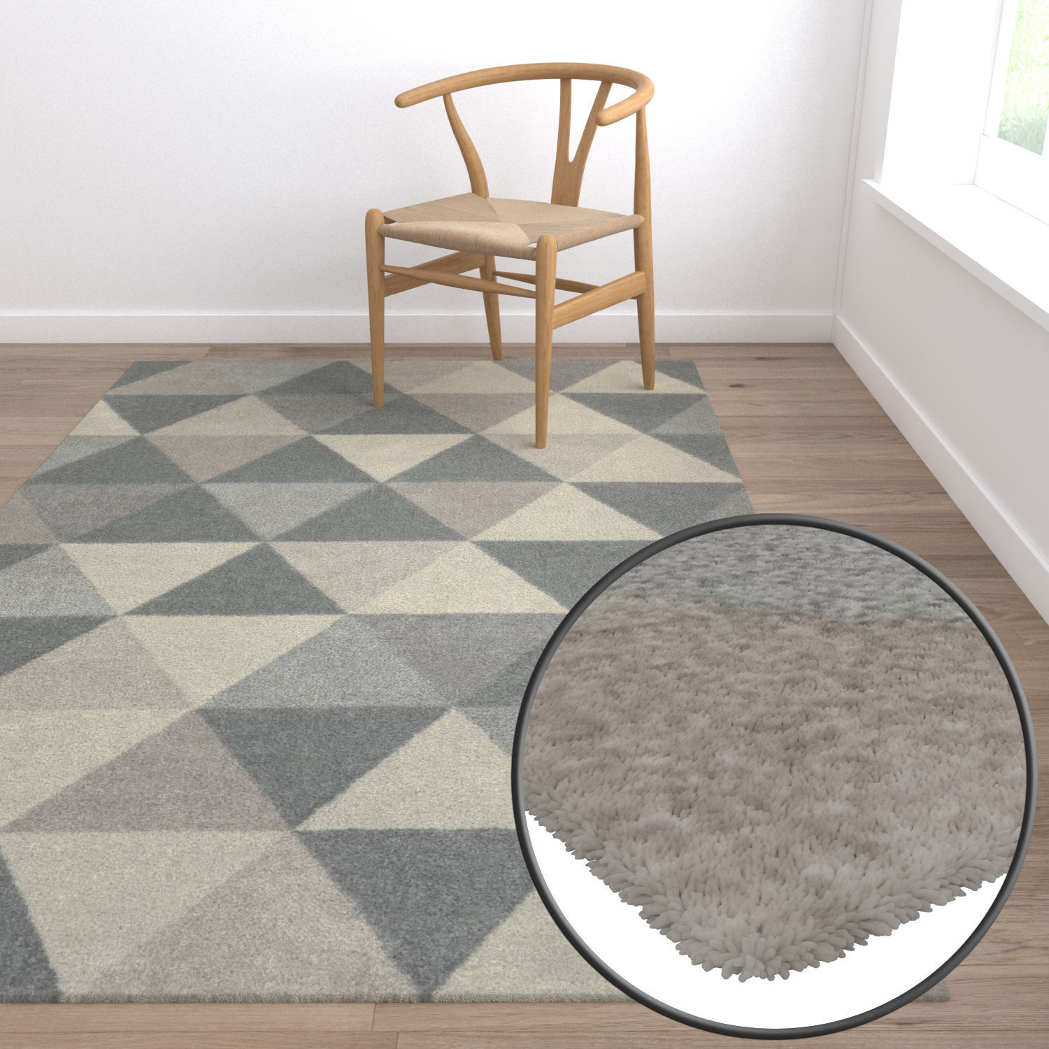 Rug Set 737 3D model_5