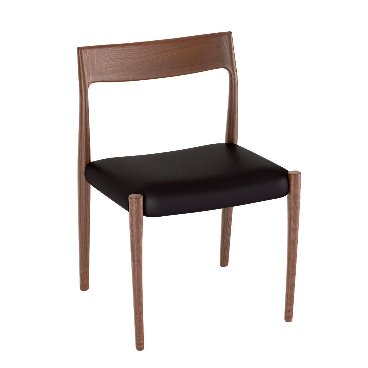 Moller Model 77 Side Chair 3D model_3
