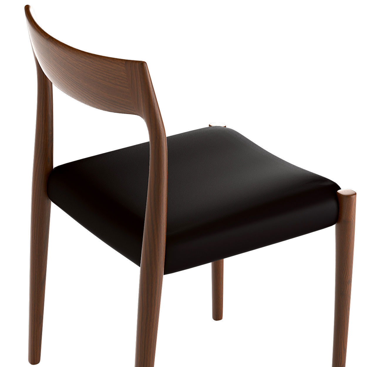 Moller Model 77 Side Chair 3D model_1